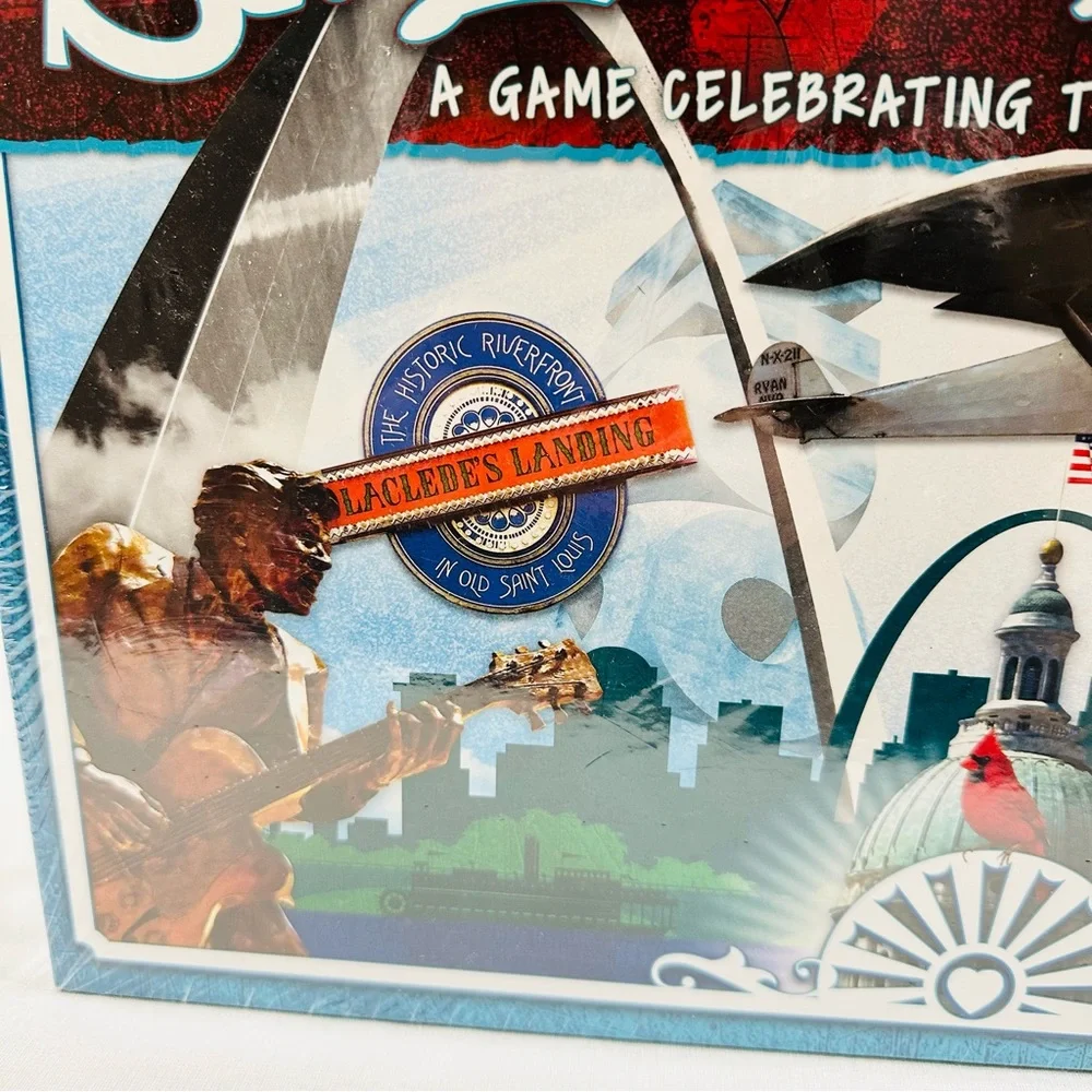 NIB ST LOUIS OPOLY : A GAME CELEBRATING THE GATEWAY TO THE WEST!! BOARD GAME - Picture 3 of 11